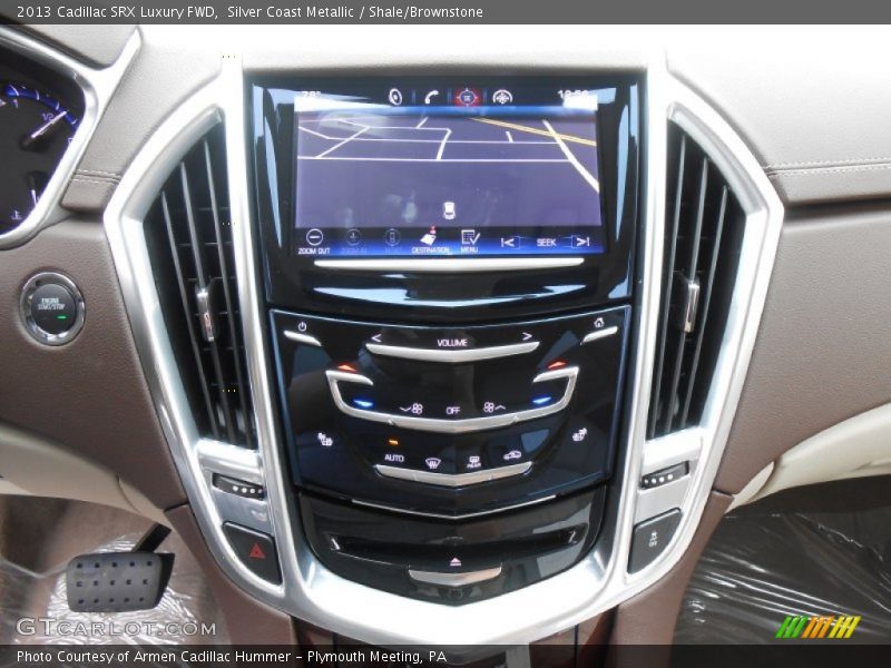 Silver Coast Metallic / Shale/Brownstone 2013 Cadillac SRX Luxury FWD