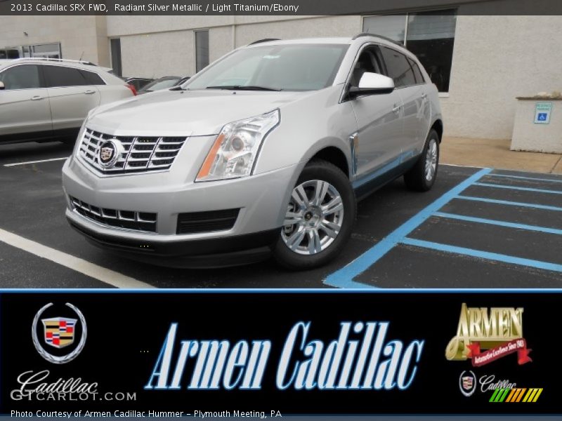 Radiant Silver Metallic / Light Titanium/Ebony 2013 Cadillac SRX FWD