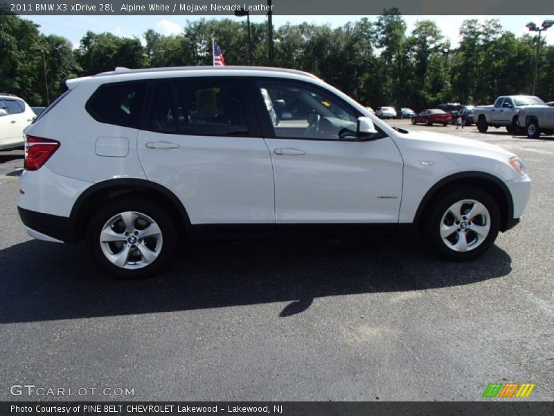 Alpine White / Mojave Nevada Leather 2011 BMW X3 xDrive 28i