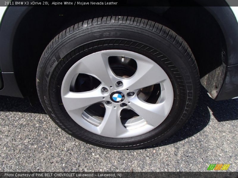 Alpine White / Mojave Nevada Leather 2011 BMW X3 xDrive 28i