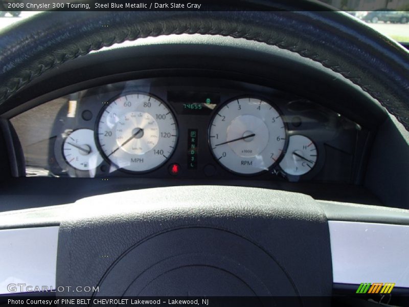 Steel Blue Metallic / Dark Slate Gray 2008 Chrysler 300 Touring
