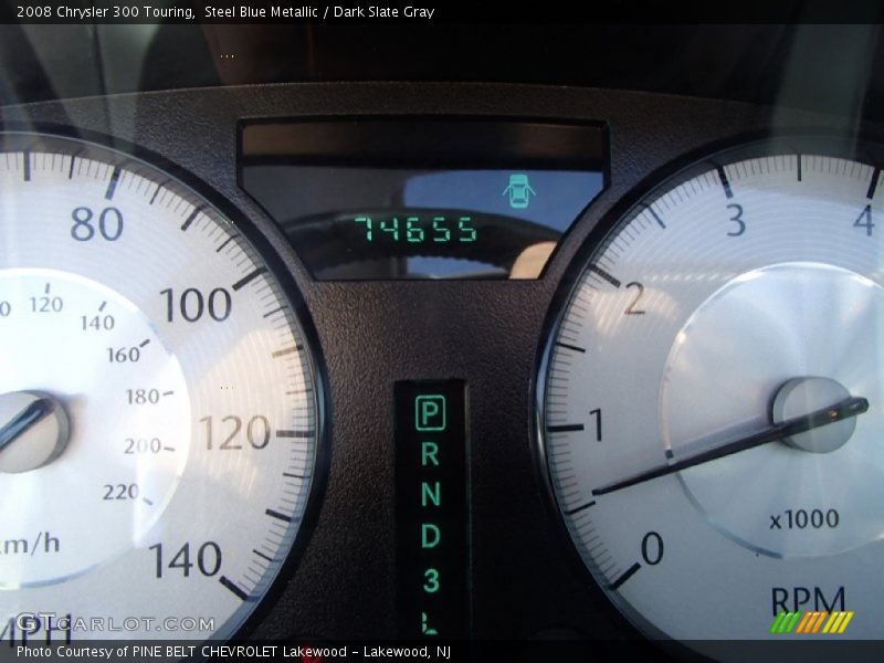 Steel Blue Metallic / Dark Slate Gray 2008 Chrysler 300 Touring