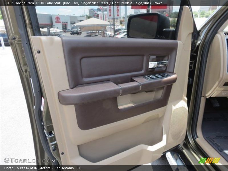Sagebrush Pearl / Light Pebble Beige/Bark Brown 2012 Dodge Ram 1500 Lone Star Quad Cab