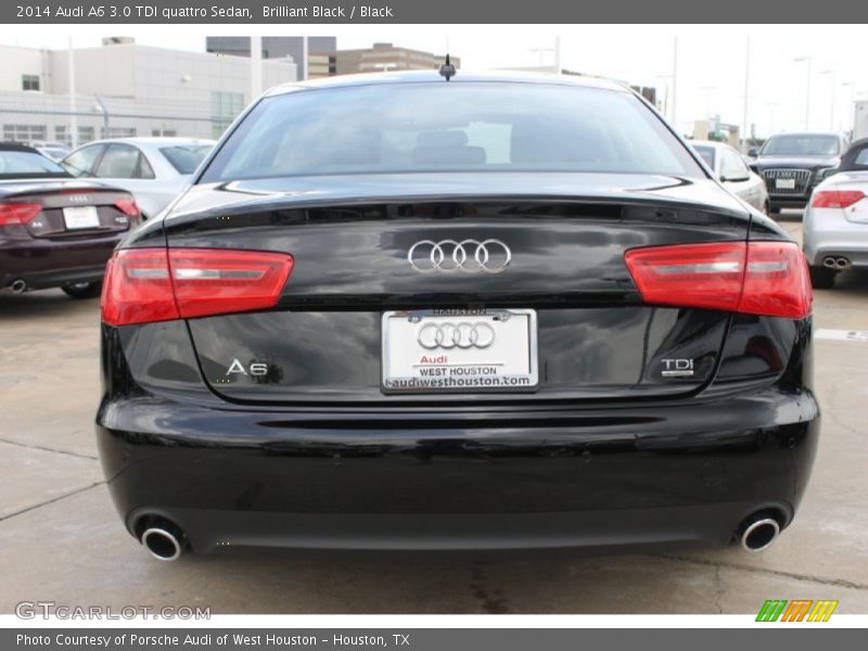 Brilliant Black / Black 2014 Audi A6 3.0 TDI quattro Sedan