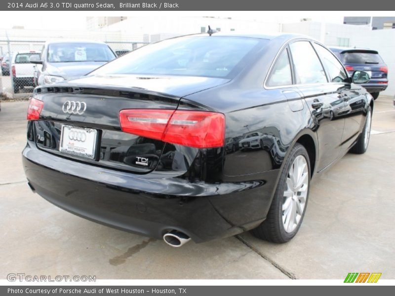 Brilliant Black / Black 2014 Audi A6 3.0 TDI quattro Sedan
