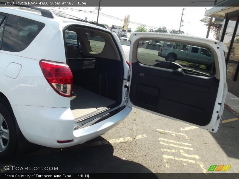 Super White / Taupe 2008 Toyota RAV4 4WD