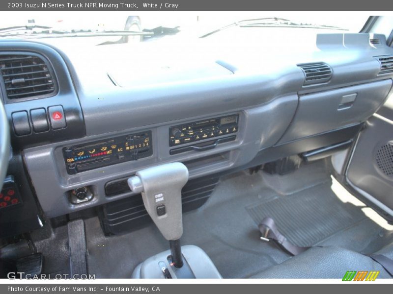 White / Gray 2003 Isuzu N Series Truck NPR Moving Truck