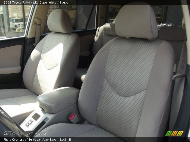 Super White / Taupe 2008 Toyota RAV4 4WD