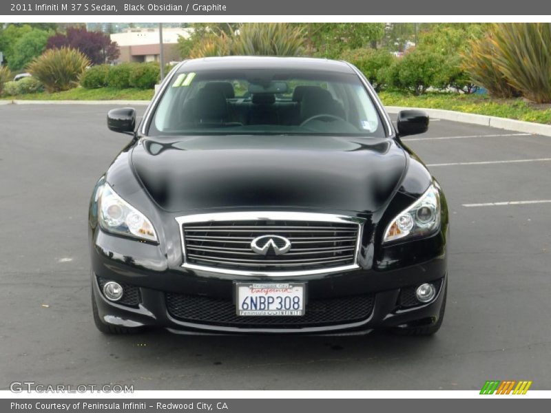 Black Obsidian / Graphite 2011 Infiniti M 37 S Sedan