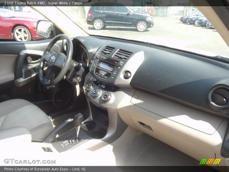 Super White / Taupe 2008 Toyota RAV4 4WD