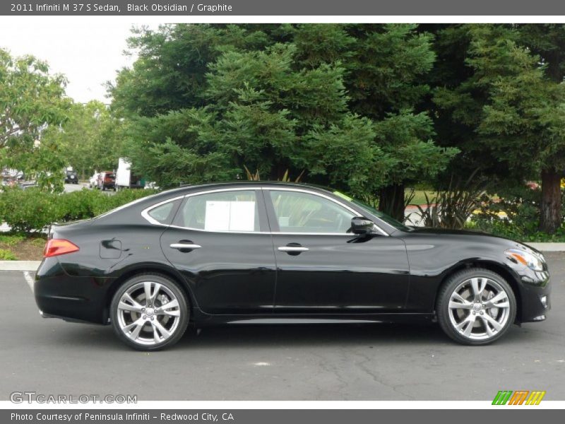 Black Obsidian / Graphite 2011 Infiniti M 37 S Sedan