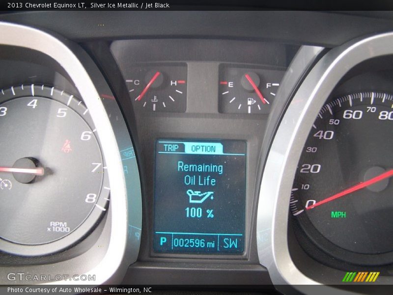 Silver Ice Metallic / Jet Black 2013 Chevrolet Equinox LT