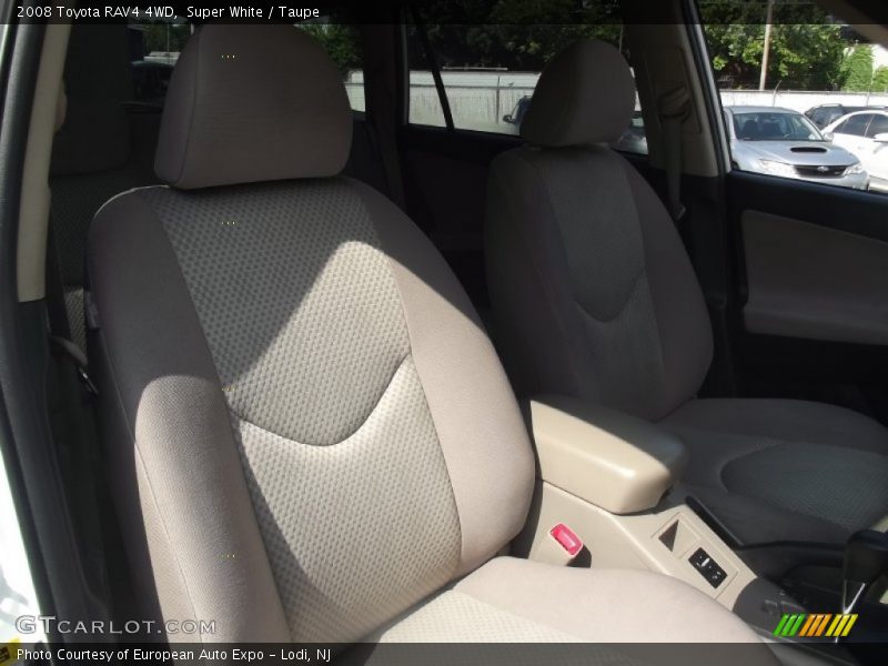 Super White / Taupe 2008 Toyota RAV4 4WD