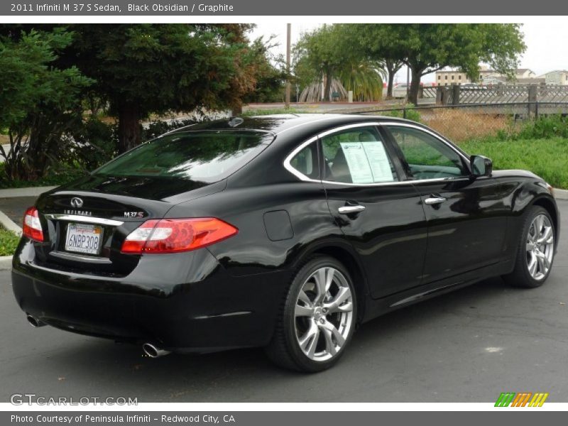 Black Obsidian / Graphite 2011 Infiniti M 37 S Sedan