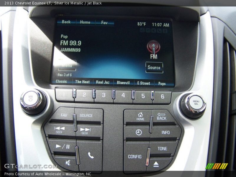 Silver Ice Metallic / Jet Black 2013 Chevrolet Equinox LT