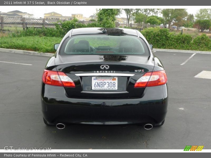 Black Obsidian / Graphite 2011 Infiniti M 37 S Sedan