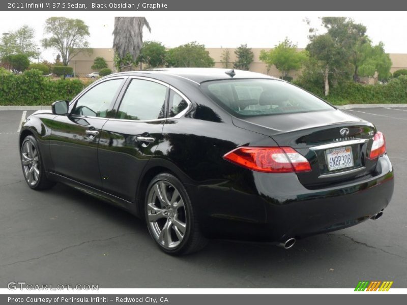 Black Obsidian / Graphite 2011 Infiniti M 37 S Sedan