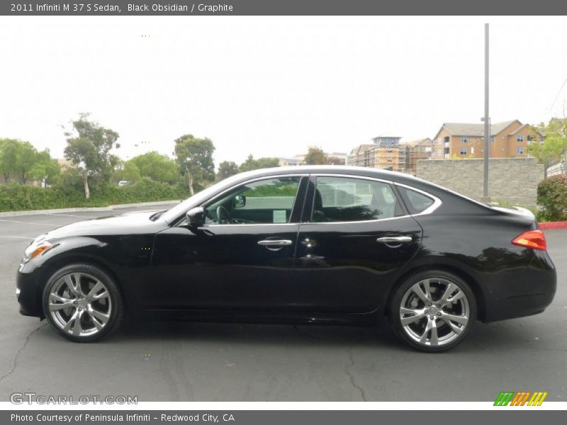 Black Obsidian / Graphite 2011 Infiniti M 37 S Sedan