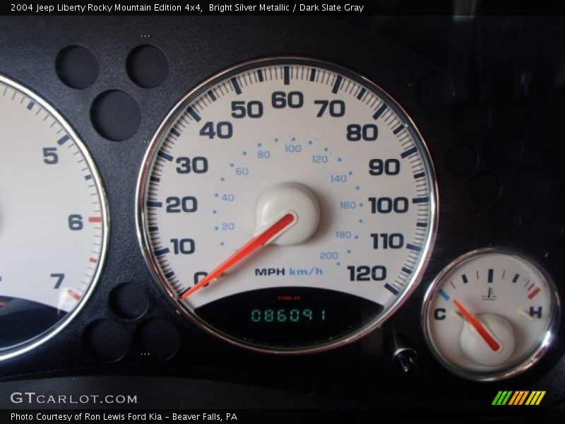 Bright Silver Metallic / Dark Slate Gray 2004 Jeep Liberty Rocky Mountain Edition 4x4