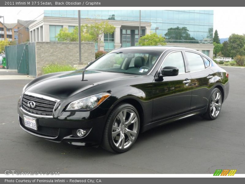 Black Obsidian / Graphite 2011 Infiniti M 37 S Sedan