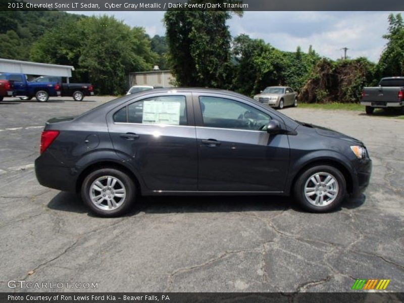 Cyber Gray Metallic / Dark Pewter/Dark Titanium 2013 Chevrolet Sonic LT Sedan