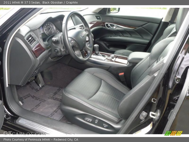 Black Obsidian / Graphite 2011 Infiniti M 37 S Sedan