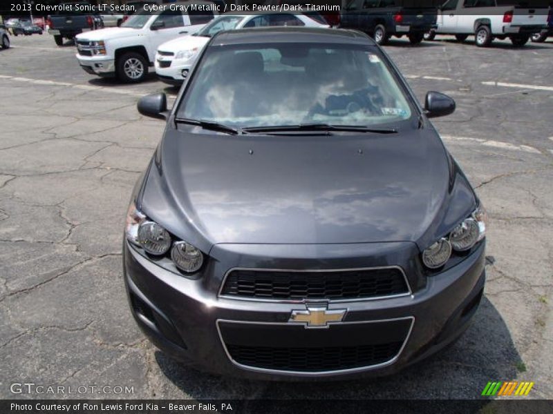 Cyber Gray Metallic / Dark Pewter/Dark Titanium 2013 Chevrolet Sonic LT Sedan