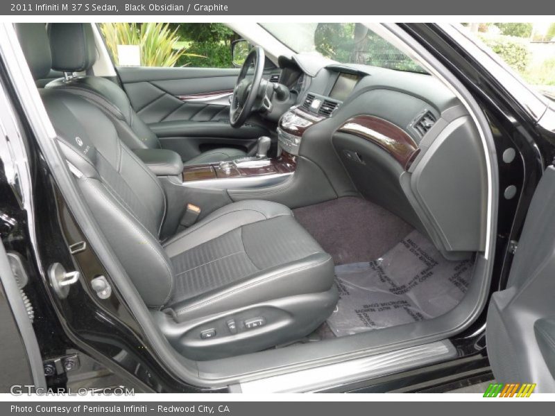 Black Obsidian / Graphite 2011 Infiniti M 37 S Sedan