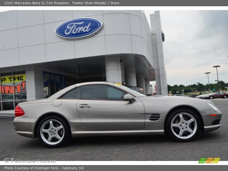  2003 SL 500 Roadster Pewter Silver Metallic