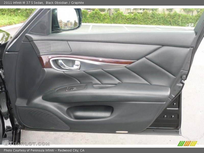 Black Obsidian / Graphite 2011 Infiniti M 37 S Sedan