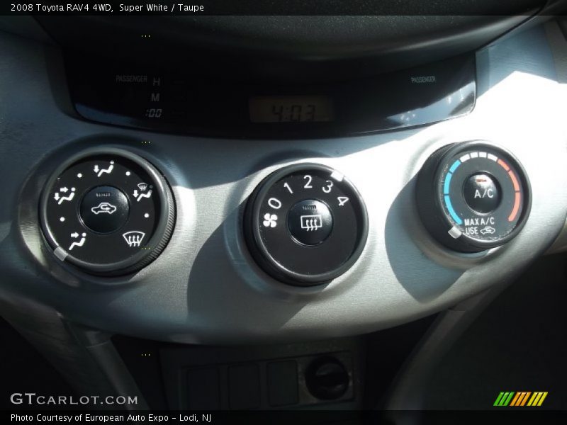Super White / Taupe 2008 Toyota RAV4 4WD