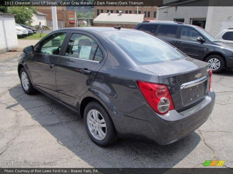 Cyber Gray Metallic / Dark Pewter/Dark Titanium 2013 Chevrolet Sonic LT Sedan