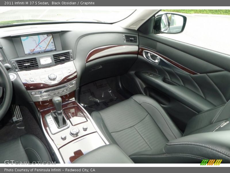 Black Obsidian / Graphite 2011 Infiniti M 37 S Sedan