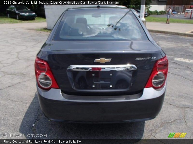 Cyber Gray Metallic / Dark Pewter/Dark Titanium 2013 Chevrolet Sonic LT Sedan