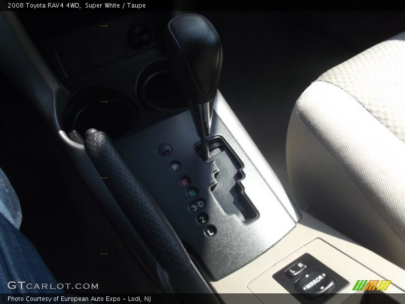 Super White / Taupe 2008 Toyota RAV4 4WD