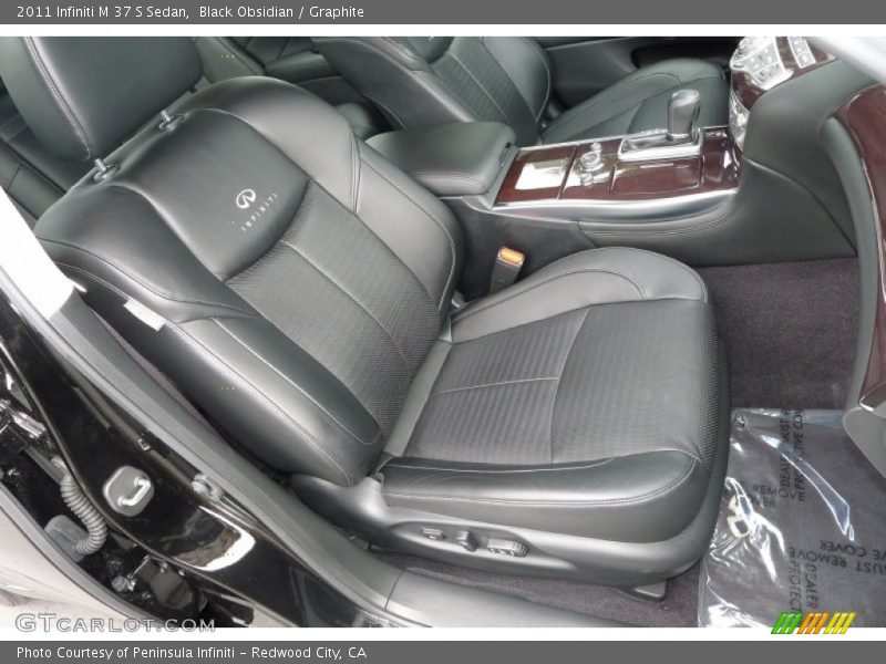 Black Obsidian / Graphite 2011 Infiniti M 37 S Sedan