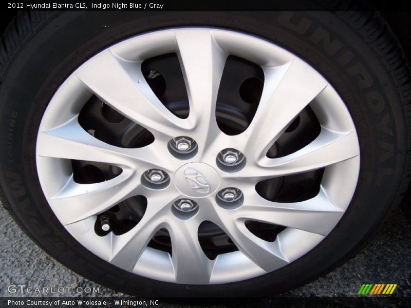 Indigo Night Blue / Gray 2012 Hyundai Elantra GLS