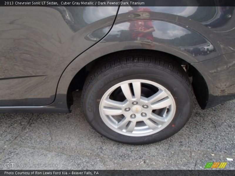 Cyber Gray Metallic / Dark Pewter/Dark Titanium 2013 Chevrolet Sonic LT Sedan