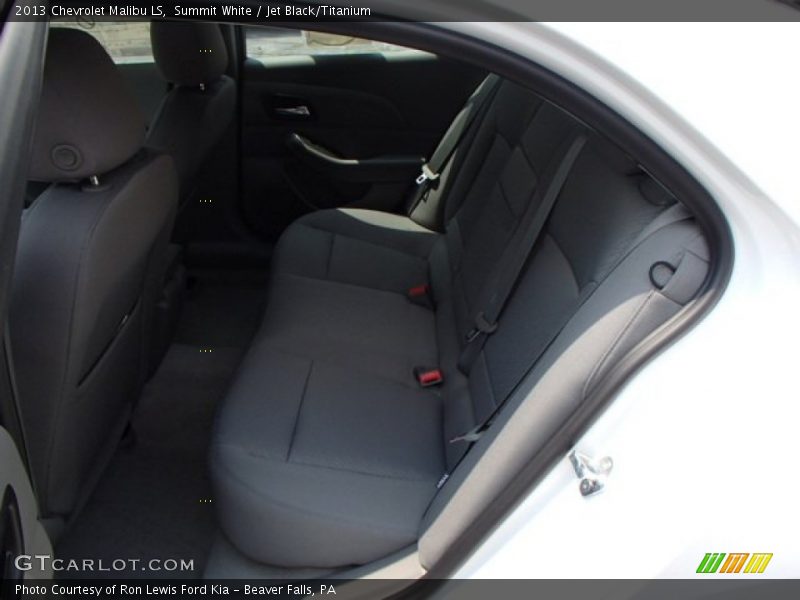Summit White / Jet Black/Titanium 2013 Chevrolet Malibu LS