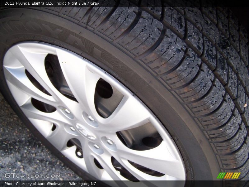 Indigo Night Blue / Gray 2012 Hyundai Elantra GLS