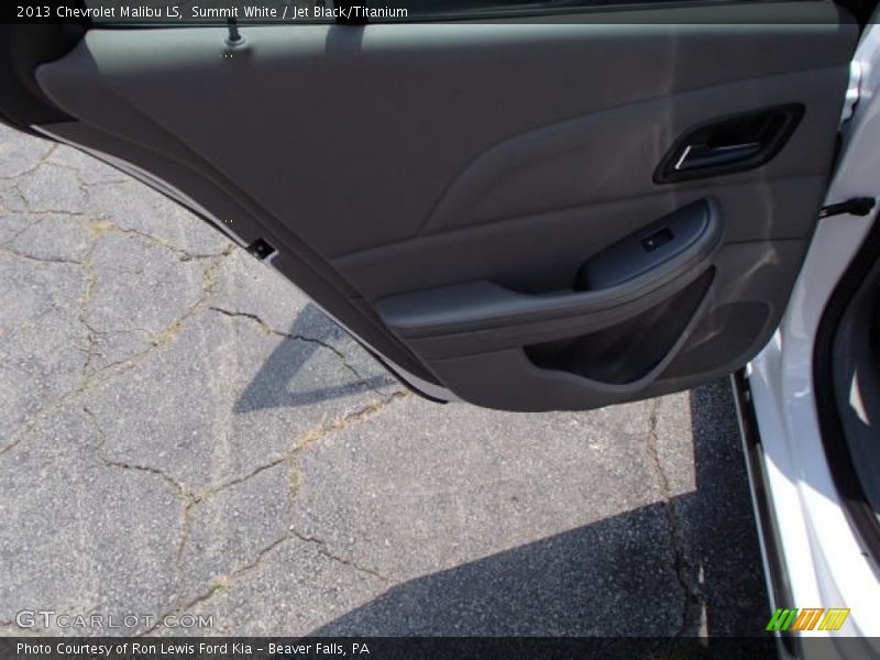 Summit White / Jet Black/Titanium 2013 Chevrolet Malibu LS