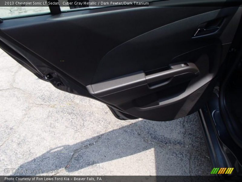 Cyber Gray Metallic / Dark Pewter/Dark Titanium 2013 Chevrolet Sonic LT Sedan