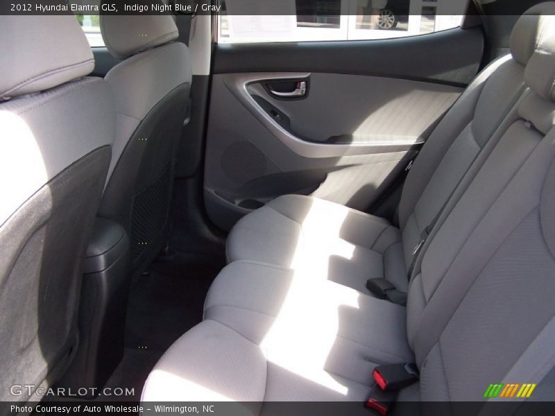 Indigo Night Blue / Gray 2012 Hyundai Elantra GLS