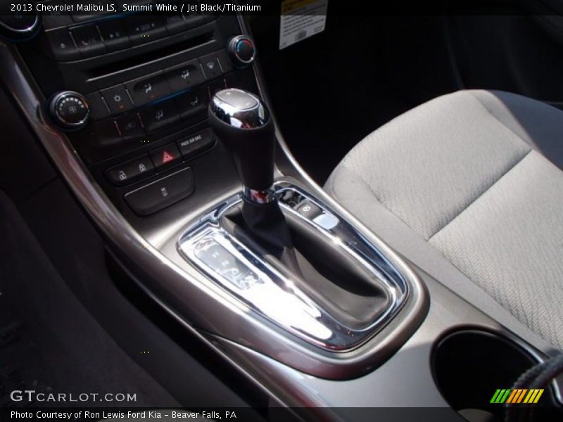 Summit White / Jet Black/Titanium 2013 Chevrolet Malibu LS