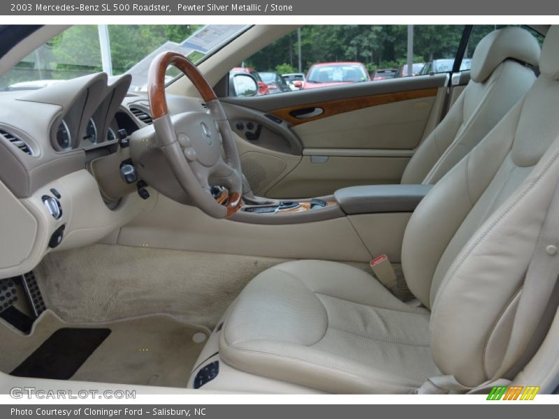  2003 SL 500 Roadster Stone Interior