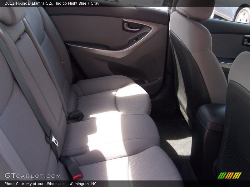 Indigo Night Blue / Gray 2012 Hyundai Elantra GLS