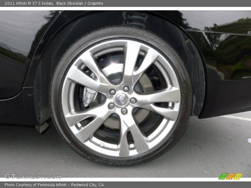 Black Obsidian / Graphite 2011 Infiniti M 37 S Sedan
