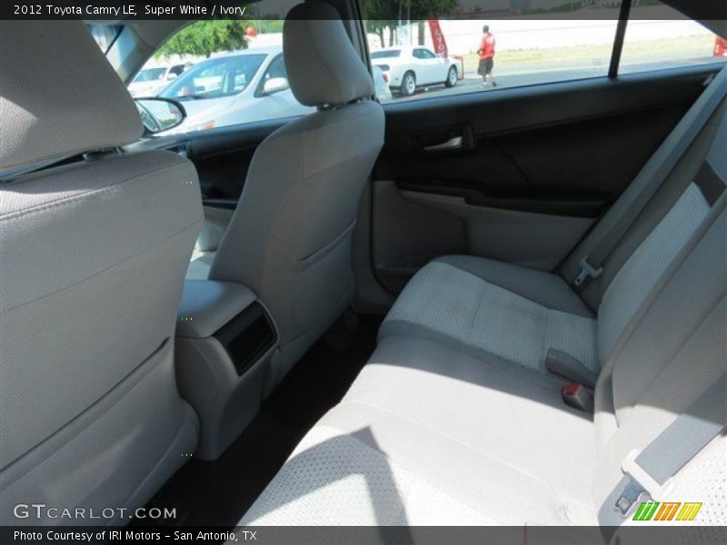 Super White / Ivory 2012 Toyota Camry LE