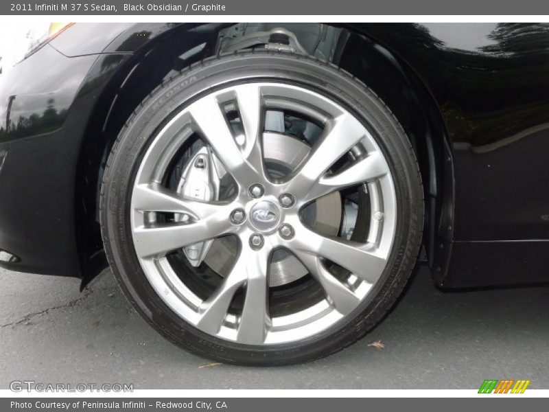 Black Obsidian / Graphite 2011 Infiniti M 37 S Sedan