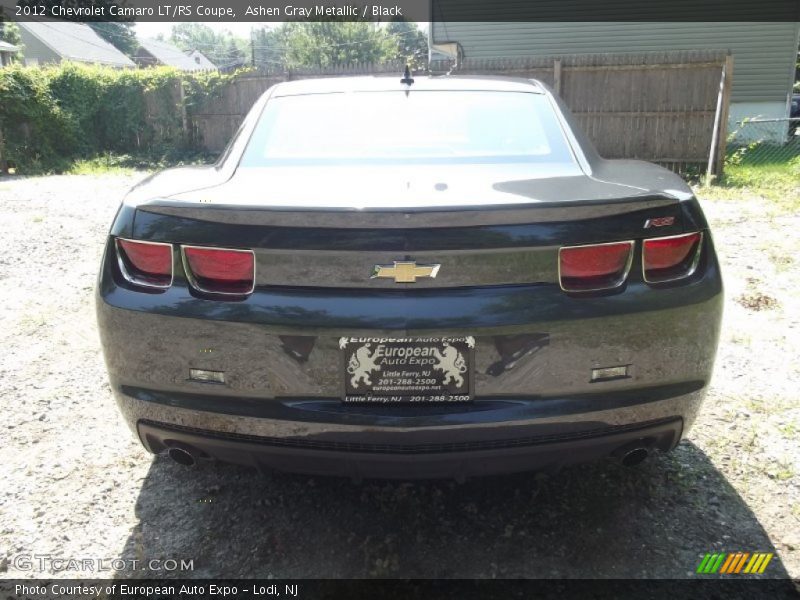 Ashen Gray Metallic / Black 2012 Chevrolet Camaro LT/RS Coupe